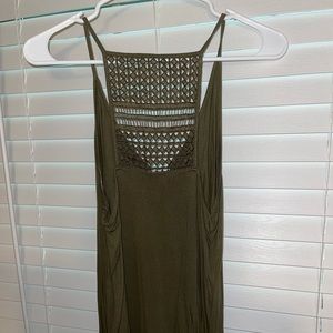 Tank top olive green size M old navy brand